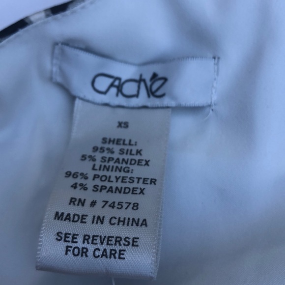 Cache NWT black and white top - Picture 4 of 4